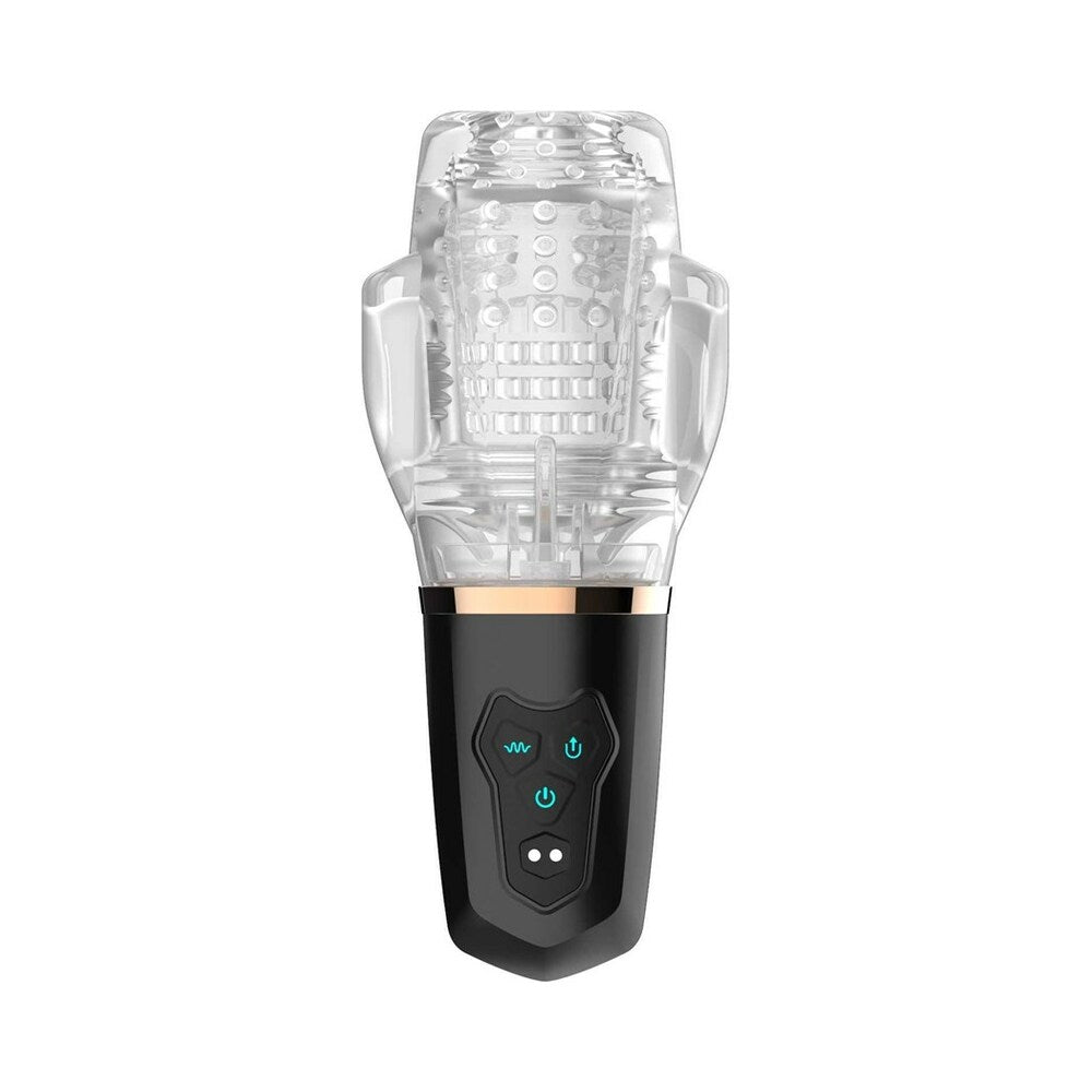 Adam & Eve Adam's Gawk Gawk 2.0 Sucking & Vibrating Sleeve